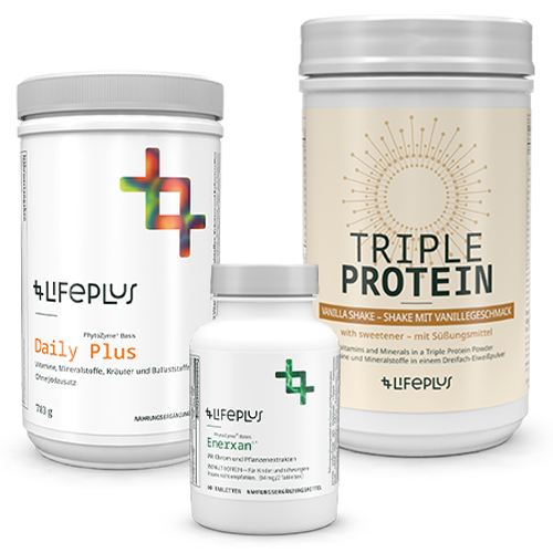 Lifeplus Bodysmart Solutions Starter Pack:  - Daily Plus ohne Jod & Protein Shake Vanillegeschmack