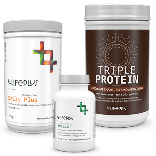 Lifeplus Bodysmart Solutions Starter Pack:  -  Starter Pack: Daily Plus ohne Jod & Protein Shake Schokogeschmack